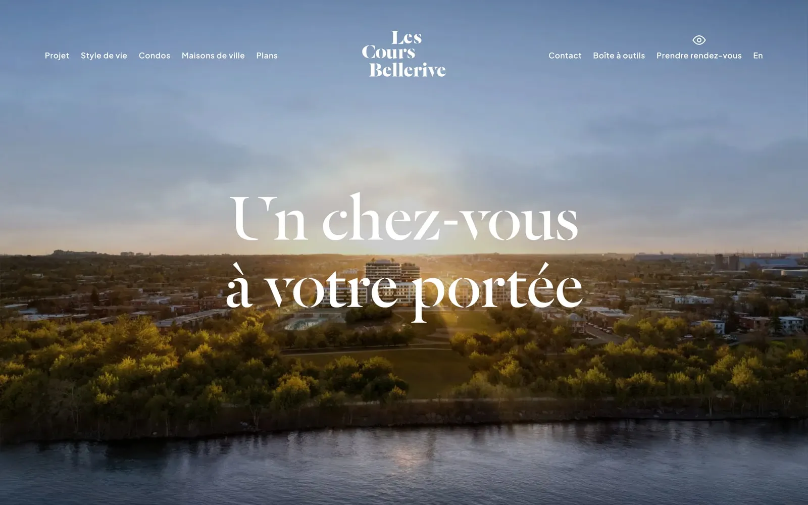 Les Cours Bellerive screenshot